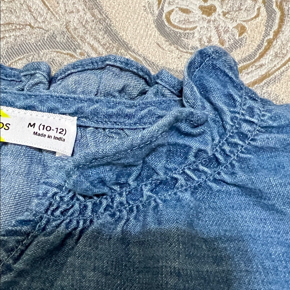 Epic Threads Indigo Ruffled Blouse - Picture 5 of 7